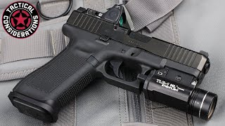 Glock 45 MOS  My New RMR Duty Gun Review [upl. by Haelem]