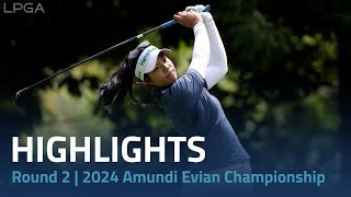 Friday Highlights  2024 Amundi Evian Championship [upl. by Anitel943]