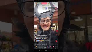 Szalona Florystka Iza jako Diabolina na cmentarzu na TikTok Live w Halloween 31 października 2024 [upl. by Weywadt]