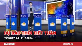 Dự báo thời tiết tuần tới từ ngày 52–1122024  Báo Lao Động [upl. by Adnuhsed]