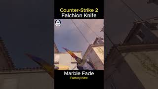 FALCHION KNIFE  Marble Fade 2024  Factory New FN  Skin Showcase  Animation CS2 [upl. by Lonnie]