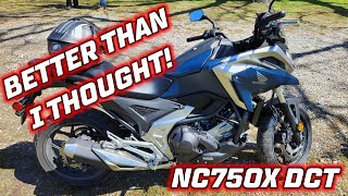 Honda NC750X DCT Demo Ride  Honda Hangout 2023 [upl. by Ylrebmyk]