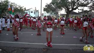 GW Carver vs Booker T Washington Majorette Battle  Bacchus Parade 2022 Must Watch [upl. by Constantino]