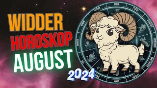 Widder Horoskop für August 2024 Zeit der großen Chance [upl. by Nollahs]