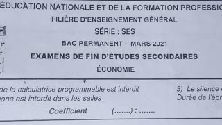 BAC Permanent 2021 SES ÉCONOMIE Calcul IDH démographie [upl. by Haland]