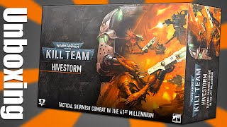 Unboxing Kill Team Hivestorm Warhammer 40K [upl. by Hawley]