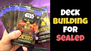 Deck Building Guide for SEALED Shadows of the Galaxy  Star Wars Unlimited [upl. by Noam41]