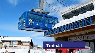 Arosa  Weisshorn by Cable Car  Luftseilbahn  Ski Resort ArosaLenzerheide  Mountains Switzerland [upl. by Korb574]