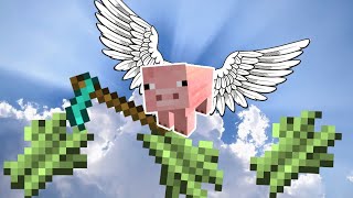 Farming As A Flying Pig Hypixel Skyblock [upl. by Arres301]