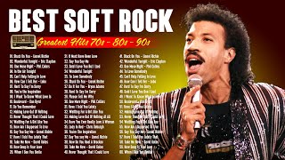 70s 80s 90s Soft Rock Music Hits Playlist ✌ Lioenl Richie Rod Stewart Celine Dion Phil Collins [upl. by Niraj508]