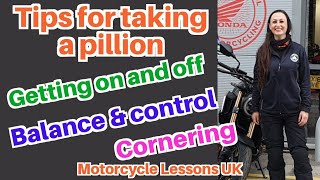 Tips for taking a pillion [upl. by Dahle]