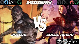 Dredge VS Gruul Aggro MTG Modern [upl. by Ettigdirb]