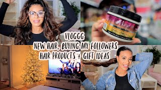 vlogmas day 5  feeling anxious new hair  buying my followers hair products [upl. by Catlaina304]