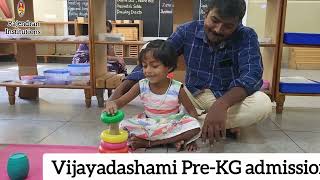 Vijayadashami PreKG admission registration 2024  Rajendran Institutions [upl. by Armillda717]