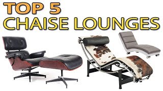 Best Chaise Lounges  TOP 5 Chaise Lounge Reviews [upl. by Atinid]