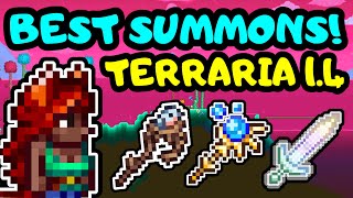 BEST SUMMON WEAPONS IN TERRARIA 14 Terraria Top 5 Best and Strongest Summons Terraria Ranking [upl. by Bernardine]