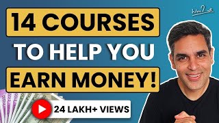 14 ONLINE COURSES that can make you RICH  Ankur Warikoo Hindi [upl. by Kendra]