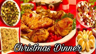 Easy Christmas Dinner  A Perfect Traditional Christmas dinner Menu [upl. by Atirahs]