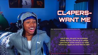 HEquotS 13 CL4PERS  WANT ME LYRICS REACTION🔥 [upl. by Nath]