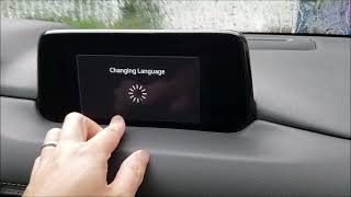 2019 Mazda CX5 Change Language  Quick Tip 3 [upl. by Dutchman]