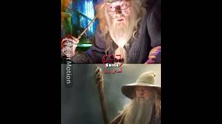 Gandalf vs Dumbledore ytshorts lordoftherings edit vs 1v1 harrypotter [upl. by Mraz]