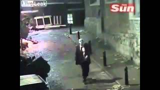 Drunken man staggers through London [upl. by O'Donnell]