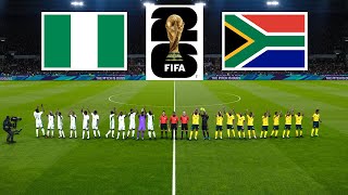 Nigeria vs South Africa ● FIFA World Cup 2026 Qualification  7 June 2024 Gameplay [upl. by Laurella764]