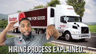 Explaining the hiring process at Gordon Food Service Trucking VLOG 💰👀 [upl. by Leah]