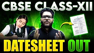 CBSE Date Sheet 2024 🚨  CBSE Latest News  Class 12th Board Exams Schedule 🤯 [upl. by Nagem]