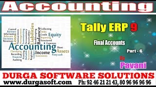 Accounting tutorialsonlinetrainingFinal Accounts Part6 by Pavani [upl. by Nodnek]