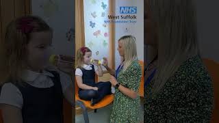 Our paediatric respiratory nurse specialist Liz explains good inhaler technique AskAboutAsthma [upl. by Terra]