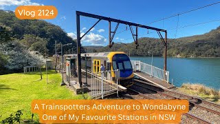 Sydney Trains Vlog 2124 A Trainspotters Adventure to Wondabyne One of My Favourite Stations in NSW [upl. by Ilojna]