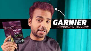 Garnier burgundy hair color 316 Review  Hindi  Learnabhi [upl. by Lister737]