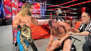 Seth Rollins New Champion Vs Gunther Full Brutal Match Highlights [upl. by Euhsoj]