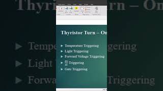 Thyristor Triggering Methods Power Electronics Made Simple industrial powerelectronics [upl. by Asa755]