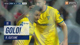 Golo R Guitane Benfica 01 Estoril Taça da Liga 2324  MeiasFinais [upl. by Chiang307]