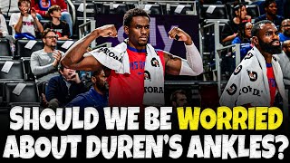 How Concerned Should Detroit Pistons Fans Be About Jalen Durens Ankles [upl. by Latia]