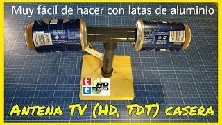 CÓMO HACER UNA ANTENA TV TDT HD CON MATERIAL RECICLADO [upl. by Normie]