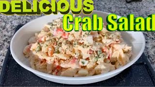 Delicious Crab Salad Recipe  Gina Young Style [upl. by Siseneg]