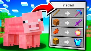 Minecraft But All Mobs Trade OP Items [upl. by Brigid]