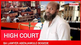 Babano ba Lawyer ba high court abavudeyo okutaputa omusango gwa HajjiAli [upl. by Kris]