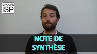 Les 5 clés pour réussir la note de synthèse [upl. by Barret579]