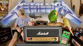 James Hetfields Lightning Guitar Tone  Marshall JCM 800  Tube Screamer [upl. by Akiemat938]