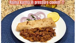 10 minutes Rajma masalaRecipe 232 [upl. by Editha]