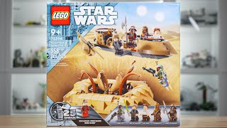 LEGO Star Wars 75396 DESERT SKIFF amp SARLACC PIT Review 2024 [upl. by Nomihs476]