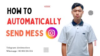 How To Automatically Send Mess Instagram  Tool Spam Instagram [upl. by Eicnahc]