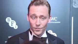 Tom Hiddleston BFI Luminous Fundraising Gala and Auction Red Carpet Interview [upl. by Afrika]