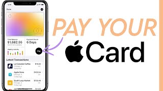 How To Pay Your Apple Credit Card Balance [upl. by Bast]