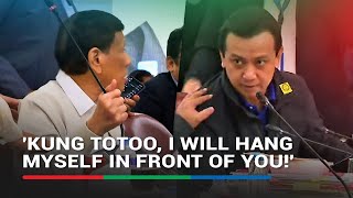 Chaos as enraged Duterte nearly throws mic at Trillanes over bank accounts  ABSCBN News [upl. by Jelks]