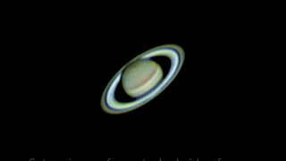 Live video of Jupiter Saturn and Mars through a 127mm Mak Cass scope [upl. by Keare848]